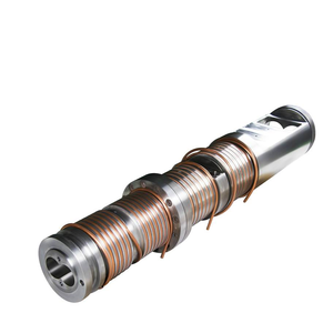 Extrusora Cónica Doble Tornillo Barril PP Pvc Abs Gránulos Pellet - Product Image 3