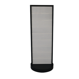 Tienda de venta al por menor 2 lados de la joyería/calcetines/gafas de sol de aluminio pantalla Slatwall Torre Giratorias - Product Image 1
