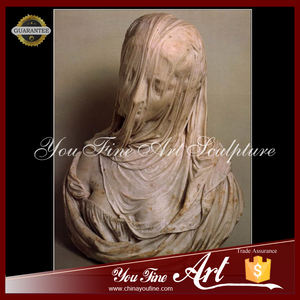 Mano tallada dama <span class=keywords><strong>velo</strong></span> <span class=keywords><strong>escultura</strong></span> de mármol - Product Image 5