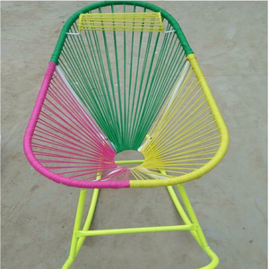 Portatif extérieur En Acier de Loisirs Rotin <span class=keywords><strong>Acapulco</strong></span> Chaise En Forme D'oeuf Chaise de salle à Manger En Osier - Product Image 4