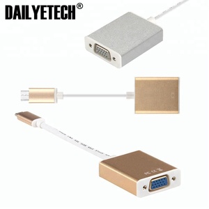<strong>USB</strong> <strong>C</strong> <strong>USB</strong> 3.1 Type <strong>C</strong> <strong>to</strong> <strong>VGA</strong> Adapter Cable From DAILYETECH - Product Image 2