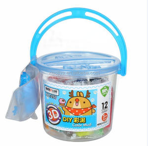 DUCKEY — ensemble de pâte écologique non toxique, jouet éducatif en argile <span class=keywords><strong>douce</strong></span>, 12 couleurs, farine de blé de 2 à 4 ans et 3 ans - Product Image 3
