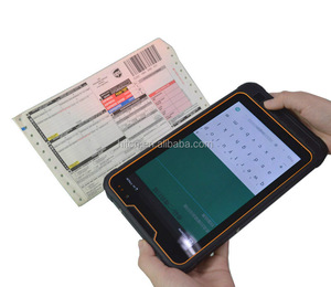 Fábrica MÁS BARATA 8 &amp;quot;2D Barcode reader IC ID lector de Tarjetas 4G UHF RFID Tablet Pc Robusto Con Huella Digital - Product Image 3