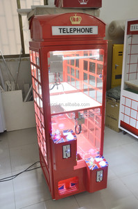 NQC-B12 Telphone <span class=keywords><strong>DOS</strong></span> Jugadores family fun juguete premio grúa garra máquina de juegos electrónicos - Product Image 1