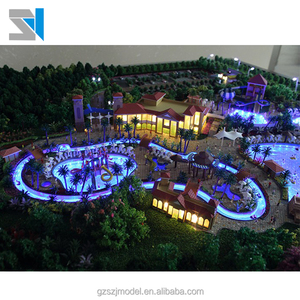 Xây Dựng Mô Hình Kiến Trúc Thu Nhỏ, Công Viên Nước Quy Mô Xây Dựng Mô Hình - Product Image 1