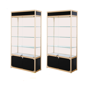 Vitrina <span class=keywords><strong>de</strong></span> Exhibición <span class=keywords><strong>de</strong></span> <span class=keywords><strong>Vidrio</strong></span> <span class=keywords><strong>y</strong></span> <span class=keywords><strong>Aluminio</strong></span> con Iluminación LED, Ecológica <span class=keywords><strong>y</strong></span> Duradera - Product Image 5