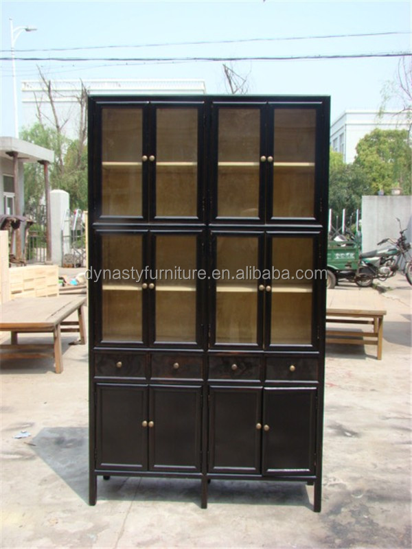 Винтажная деревянная мебель, кухонный шкаф с дизайном ручек полки