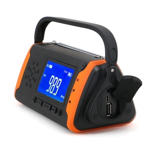 Radio Solar MEDING con Banco de Energía, Radio <span class=keywords><strong>Digital</strong></span> Recargable con Dinamo, Cargador Móvil y Linterna - Product Image 2