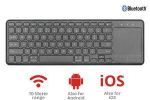 Pantalla táctil bluetooth media teclado inalámbrico para teléfono móvil ipad <span class=keywords><strong>hisense</strong></span> smart tv portátil - Product Image 5