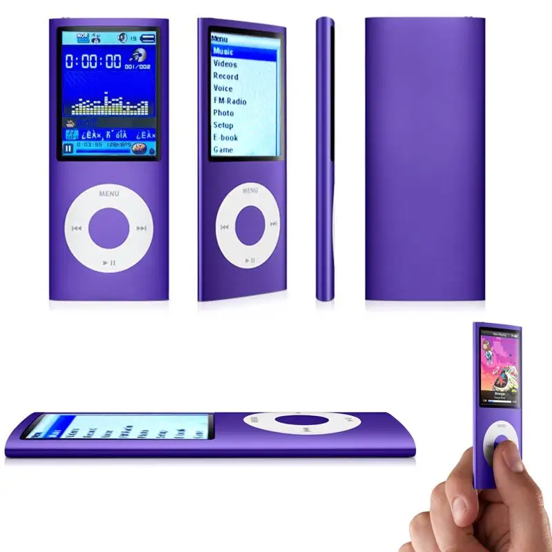 Promotional gift digital Mp3 Mp4 Player Support Recorder FM Radio E-Book and Calendar with TF Card Slot free download MUSIC