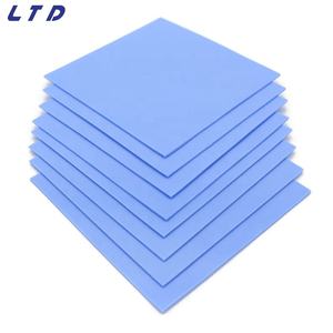 רך גומי רפידת תרמית מעבד קירור Pad 2W מוליכות תרמית סיליקון סיליקון Dhl/ups/fedex/aramex/ems/hk הודעה כחול 2.74g/cm3 - Product Image 3