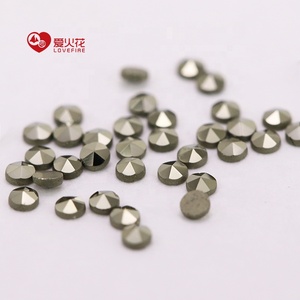 1000 pz/conf. Pietre di <span class=keywords><strong>Marcasite</strong></span> Sciolte PP3 PP4 PP5 Taglio Rotondo Fondo Piatto per Creazione Gioielli - Product Image 2