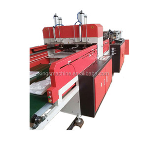Jinshi Biodegradable poly/nylon/polythene garbage t-shirt shopping plastic carry bag making machine