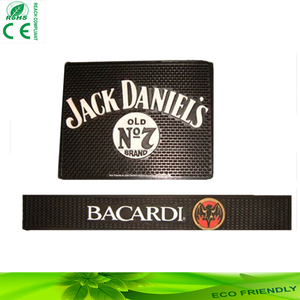 China proveedor goma estera de la barra <span class=keywords><strong>Jack</strong></span> <span class=keywords><strong>Daniels</strong></span> suave estera de la barra