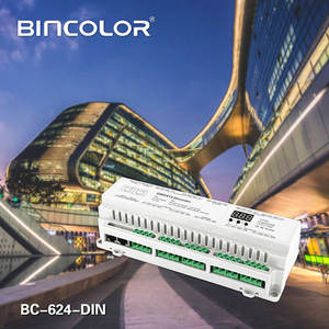 <span class=keywords><strong>24CH</strong></span> 5050 عيد الميلاد أضواء لوحة التحكم CCT RDBW DC12V-24V 8 بت ، 16 بت DIN السكك الحديدية عالية الطاقة DMX512 الجهد المستمر فك - Product Image 4