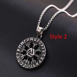 Collar vikingo con nudo celta <span class=keywords><strong>para</strong></span> hombre, Colgante vikingo, a precio de fábrica - Product Image 5