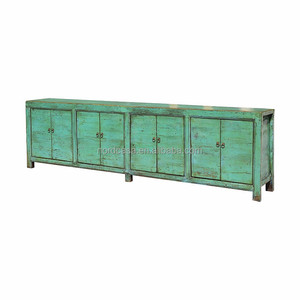 8 puertas de gabinete brillante buffet chino antiguo, muebles - Product Image 3