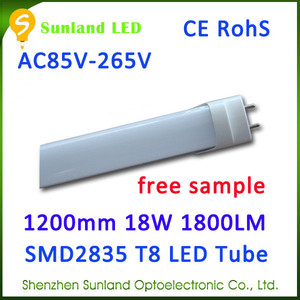 Smd2835 ce rohs ahorro de energía blanca pura 2014 tubo barato llevó <span class=keywords><strong>tub8</strong></span> t8 18 w 1200mm de alto brillo - Product Image 3