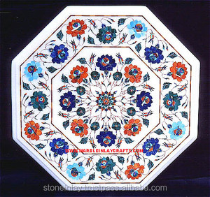 Handmade Natural <b>Marble</b> Table <b>Top</b> - Product Image 1