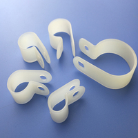 Collier de serrage pour câble de type R 1/4, en plastique et métal, clips de câble à vis en nylon épaissi pour la fixation des fils