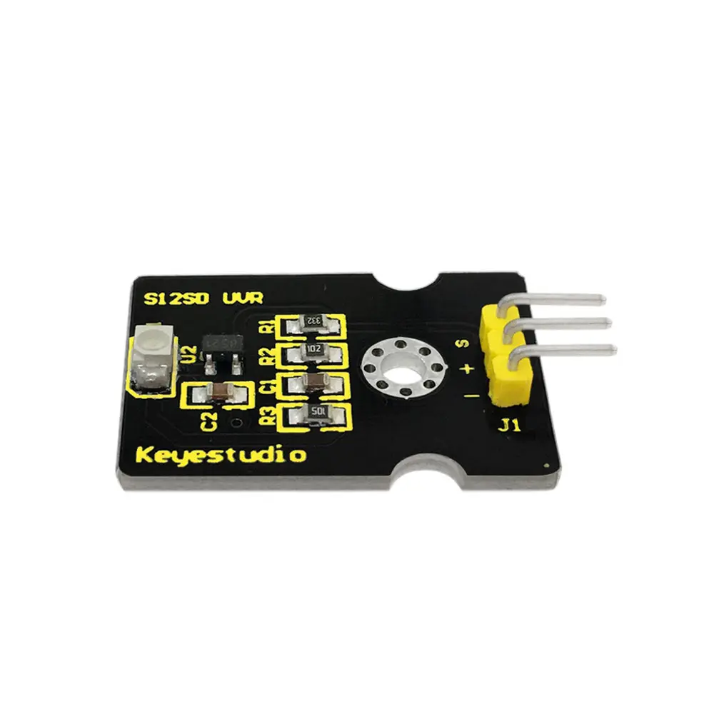 Keyestudio GUVA-S12SD 3528 햇빛 UV 감지 빛 자외선 방사선 센서 Arduino 마이크로 비트