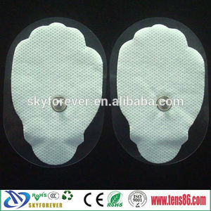7.5 * 5 cm feuille en forme de TENS électrodes réutilisables, Electrode pads avec le prix concurrentiel - Product Image 1
