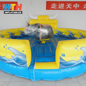 Tobogán Inflable Crazy Bull Ride Marca <span class=keywords><strong>HTH</strong></span>, 5m de Diámetro, Capacidad de 600kg, 1 Persona, Material PVC, Garantía de 3 Años, Soplador de 750W - Product Image 3