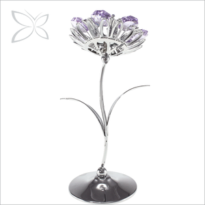 คริสตัลรูปดอกทานตะวันโลหะประดับคริสตัลสวยงามของขวัญสำหรับวันแม่ - Product Image 3