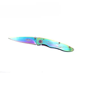 Wholesale Knives China Personalized Colorful Creative Design easy using titanium pocket knife