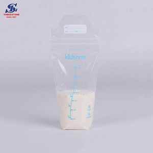 Thực phẩm đôi dây kéo BPA miễn phí sữa mẹ tùy biến sữa mẹ lưu trữ túi - Product Image 5