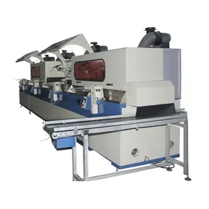 Automatic Servo Driven Multicolor Screen Printer with UV Dryer for Bottles Glasses Cups