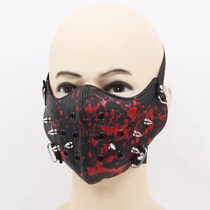 Maschera di carnevale con la decorazione del sangue, semplice disegno del partito di travestimento maschera