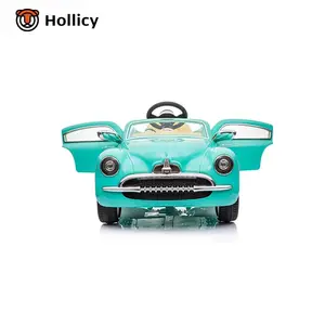 Pinghu детский автомобиль с двумя двигателями, детский автомобиль с рулевым колесом для вождения Hollicy SX1518