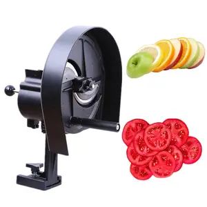 Neue design citrus lemon banana tomaten slicer schneiden schneiden maschine obst und gemüse scheibe maschine preis