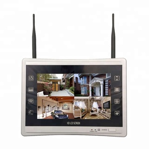 Innotronik Kit Kamera CCTV Nirkabel NVR, Kit Kamera IP 4 Saluran WiFi dengan Monitor - Product Image 3