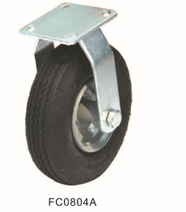 Roda de borracha pneumática inflada de 8 polegadas e 10 polegadas com freio - Product Image 5