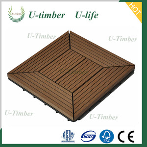 Venta caliente wpc terrazas <span class=keywords><strong>en</strong></span> pisos de ingeniería wpc decking de DIY - Product Image 4