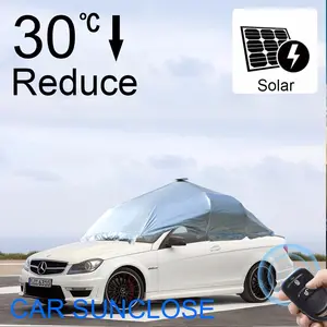 SUNCLOSE Fábrica de costume impresso roof top tenda dobrável carro proteção contra chuva