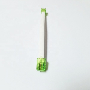 <span class=keywords><strong>Cable</strong></span> Telefónico <span class=keywords><strong>Plano</strong></span> de <span class=keywords><strong>6</strong></span> Pines y <span class=keywords><strong>6</strong></span> <span class=keywords><strong>Hilos</strong></span> con Conector RJ12 de Color Blanco - Product Image 2