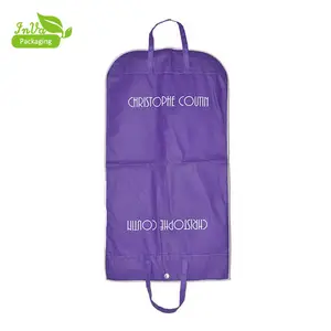 Custom best quality hanging clothes non woven rolling garment bag