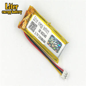 Stecker 2,0-3 P 3,7 V 802540 1000 mah Hohe qualität li-ion polymer batterie für kleine maschine - Product Image 1