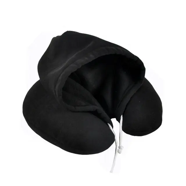 Sudadera con capucha en forma de U, almohada de cuello de viaje personalizada, cómoda, nuevo diseño