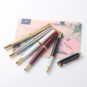 Penna a Sfera in Metallo Personalizzata con Logo Marca Jingda Regalo Promozionale Aziendale Punta Leggermente Obliqua 0.7mm Larghezza di Scrittura <span class=keywords><strong>Inchiostro</strong></span> Gel - Product Image 3