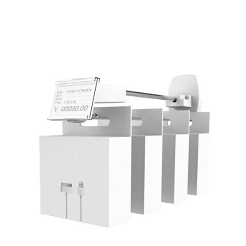 Белый цвет, 7 дюймов, аксессуары для розничного магазина, противоугонная планка, крючок для защиты стены