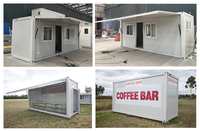 Outdoor Mobile Fertighaus Einkaufs zentrum Coffeeshop Kiosk Design mit Theke zum Verkauf