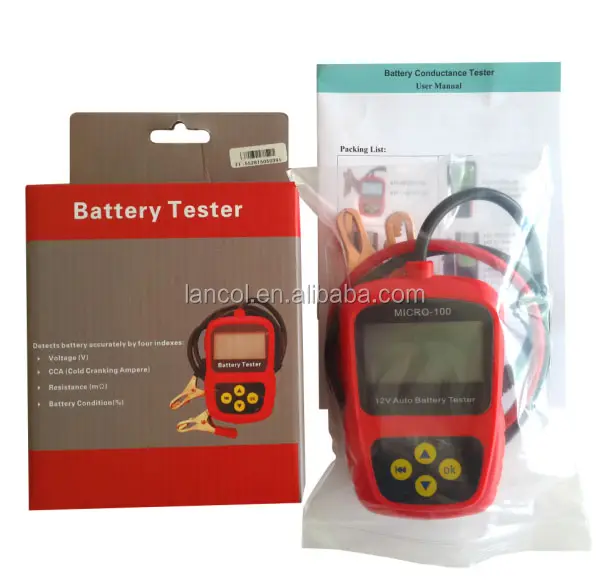 Xe Battery Tester MICRO-100/Kỹ Thuật Số Battery Tester/12V Battery Load Tester