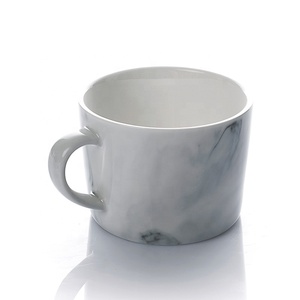 Venta caliente banquete brillante China conjunto de cena de cerámica de diseño de mármol juego de vajilla de ~ - Product Image 3