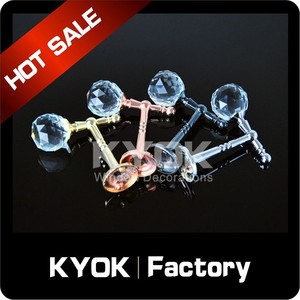 KYOK Bán Buôn Hợp Kim Nhôm Pha Lê Stage <span class=keywords><strong>Curtain</strong></span> Hooks Điều Chỉnh Rèm Móc Extenders Kim Loại <span class=keywords><strong>Curtain</strong></span> Tie Lại Hooks M913 - Product Image 2