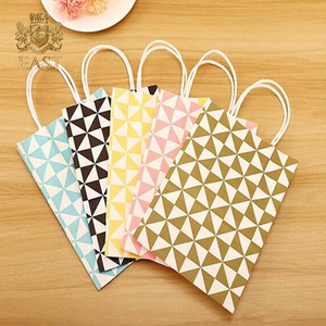 <strong>Cheap</strong> Festival Gift Packaging Polka Dot Pink <strong>Paper</strong> <strong>Bag</strong> With Rope Handle - Product Image 3