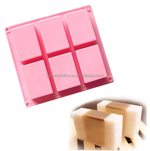 High Quality Rectangle Handmade <strong>Resin</strong> Mold Silicone Soap Mold - Product Image 1